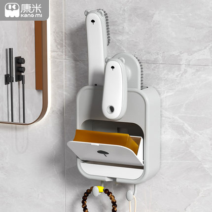 网红肥皂盒不积水免打孔香皂盒挂壁式沥水肥皂架卫生间吸盘置物架