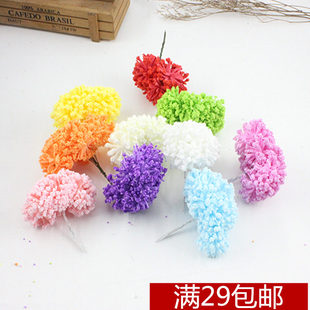 花环材料PE薰衣草满天星韭菜花diy喜糖盒手环装饰配件