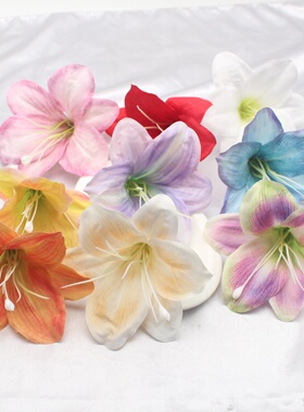 新款仿真兰花百合花朵手工配件
