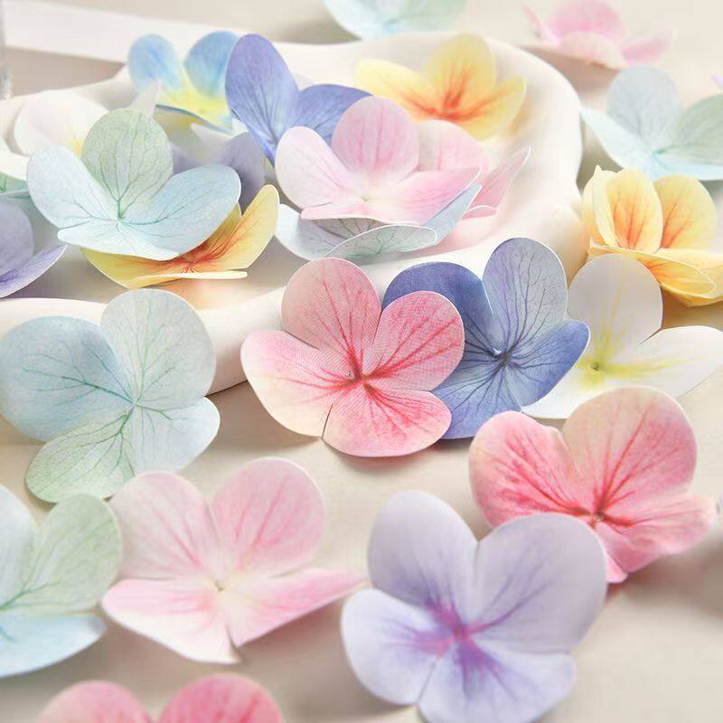 3D高品质手感仿真绣球小花片花瓣 diy头饰配件婚庆装饰花拍摄道具