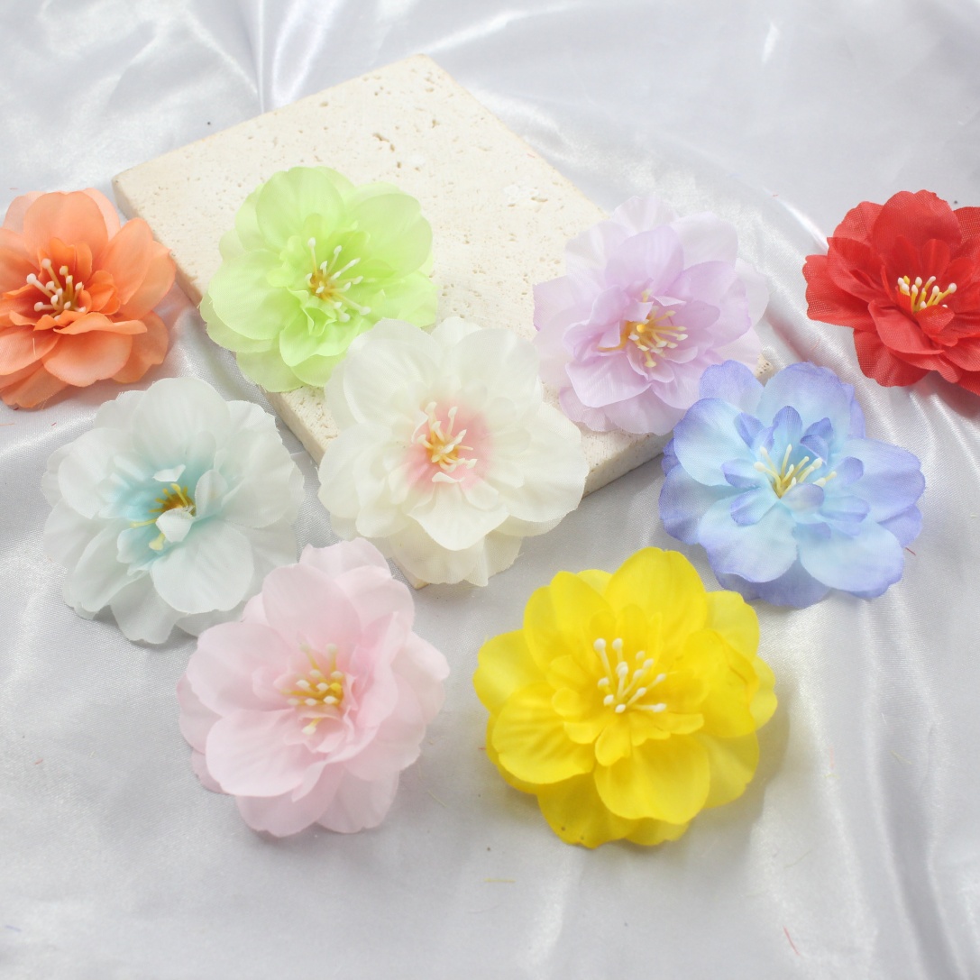 新款超仙仿真花海棠樱花假花头