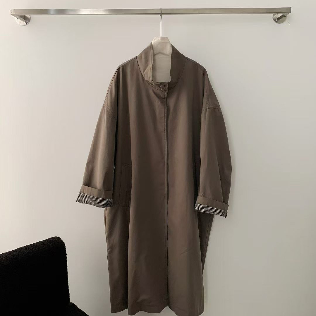 秋上新韩系风衣外套风衣ys81023图片
