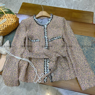 含38羊毛 小香风短外套 t1640 高级感时尚 诺诺设计冬季