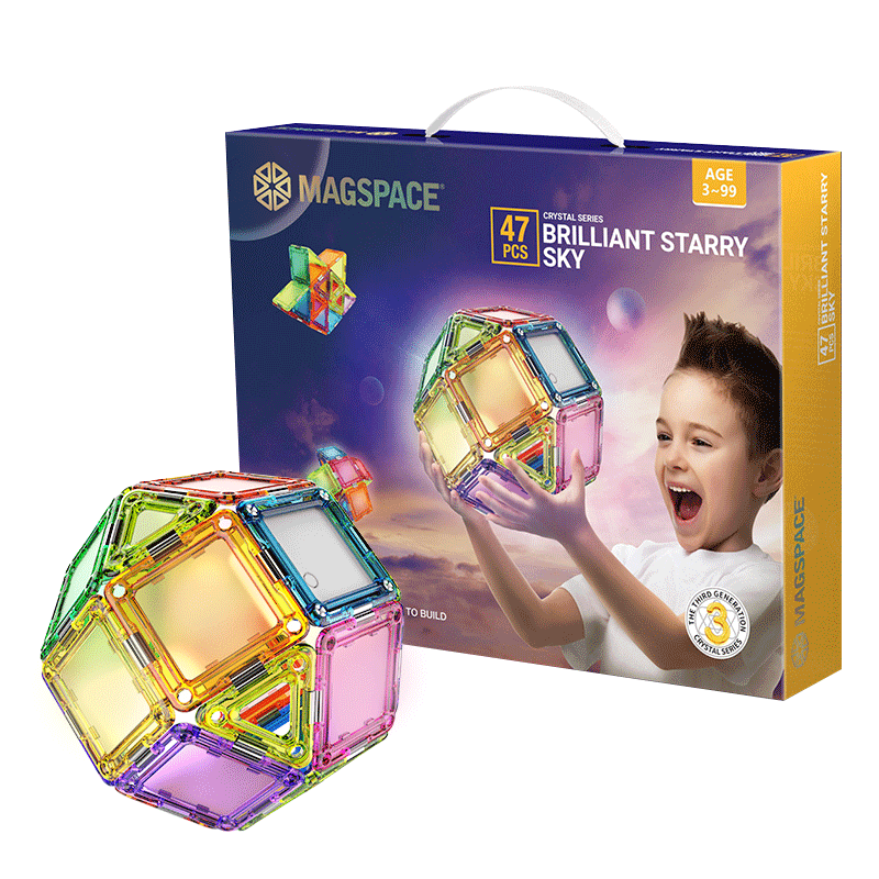 MAGSPACE摩可立磁力片益智玩具