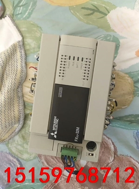 三菱PLC，FX3U-32MT原装正品拆机功能包好橙色新议价