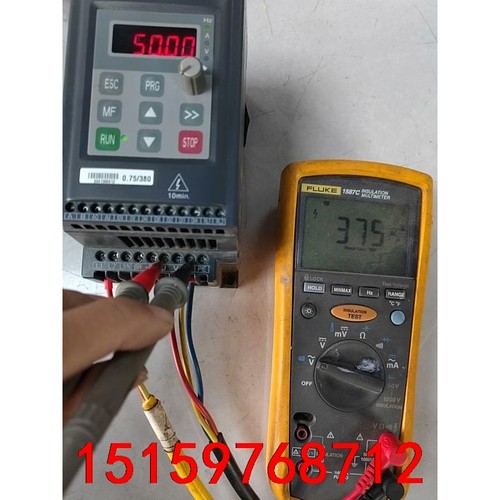 七喜变频器0.75KW，HD71-41T00075，实物拍摄议价