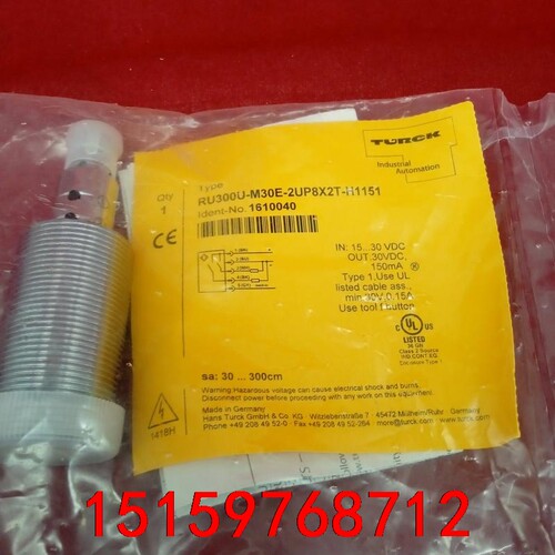 全新原装正品图尔克传感器RU300U-M30E-2UP8X2议价