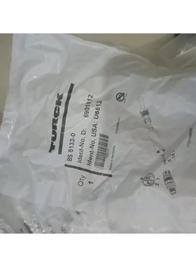 TURCK 图尔克连接器BS5133-0  三芯公连接器，还议价