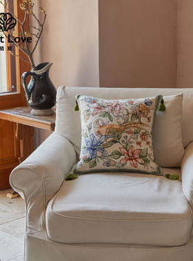 植爱盒子|法式复古|屿花集抱枕氛围感客厅沙发靠枕床头腰枕定制