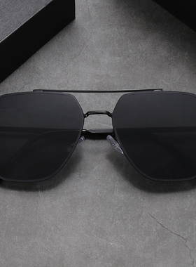 2025新款太阳镜男士大框晒遮阳防紫外线开车钓鱼时尚尼龙镜片墨镜