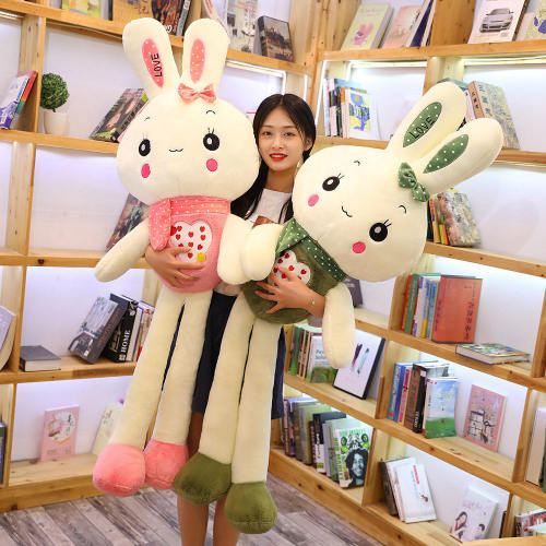情侣兔子毛绒玩具布娃娃女生