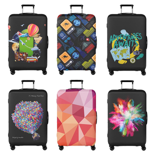 高弹力行李箱套托运防摔加厚26寸28寸行李箱保护套全包皮箱防尘罩