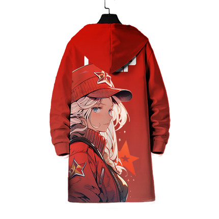 轻漫物语苏联cccp苏维埃航空航天宇航员风衣秋冬季男女宽松外套