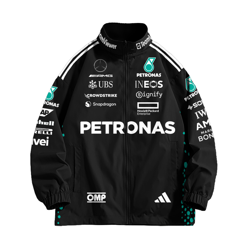 f1赛车服汉密尔顿乔治拉塞尔同款全彩衣服男生车队夹克外套保暖潮
