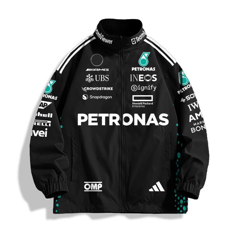 f1赛车服汉密尔顿乔治拉塞尔同款全彩衣服男生车队夹克外套保暖潮