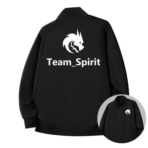 Team_Spirit绿龙csgo比赛dota2战队服立领拉链夹克男女外套秋冬季