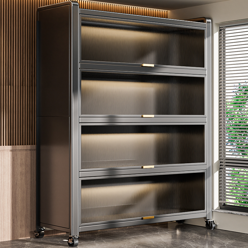 不锈阳台储物柜防水纺纱收纳柜