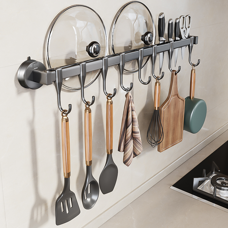 本王吸盘厨房置物架免打孔壁挂式