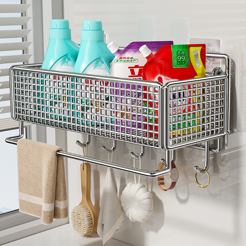 [特粗不锈钢]加宽挂篮置物架