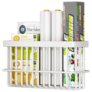 冰箱置物架侧面保鲜膜收纳多层旁边外侧壁挂件架厨房空间利用神器