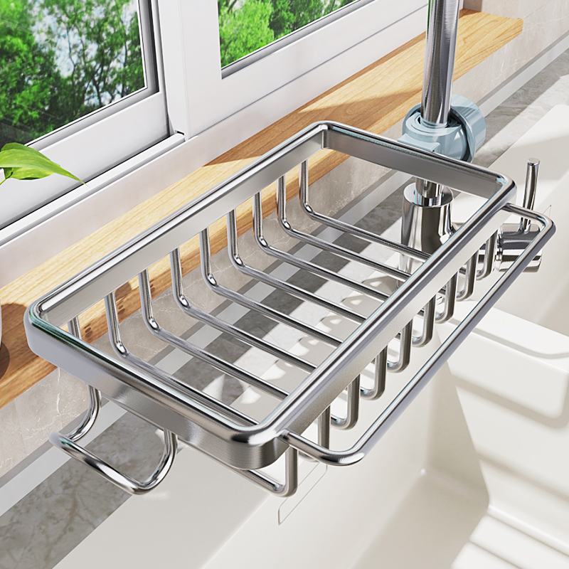 厨房水龙头置物架水槽洗碗洗菜池抹布百洁布钢丝球海绵收纳沥水篮,厨房/烹饪用具,厨房置物架/置物柜/角架,淘宝优惠券,粉丝福利购,淘宝优惠卷