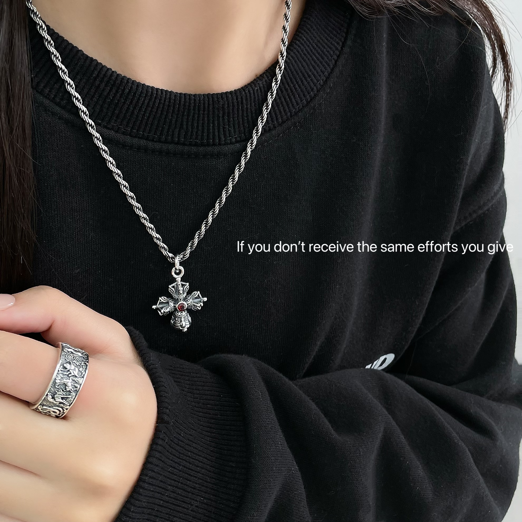 个性复古金刚杵法器降魔杵吊坠