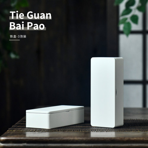 简约2泡金属小铁盒茶叶包装盒