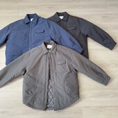 挺括有型耐造格纹肌理日系宽松保暖绗棉衬衫 翻领棉衣外套男女情侣