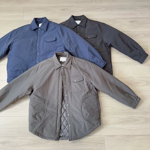 格纹肌理厚宽松保暖翻领