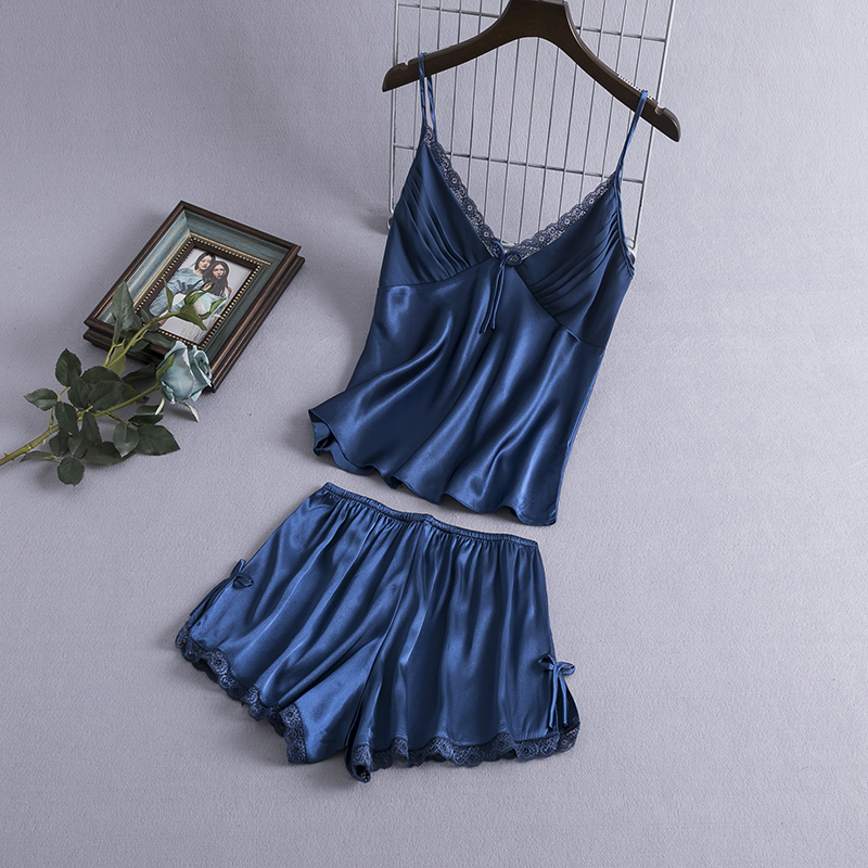 UMAMARA女真丝吊带性感家居服