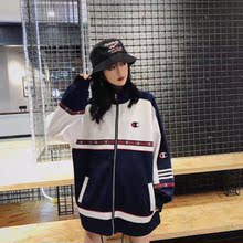 拉链立领卫衣外套女刺绣ins超火 specialone情侣装 冠军潮牌19秋季