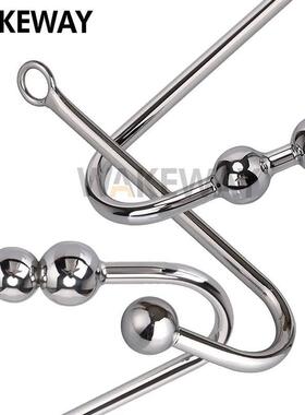 WAKEWAY Anal Hook Stainless Steel Sex Toys for Man Metal