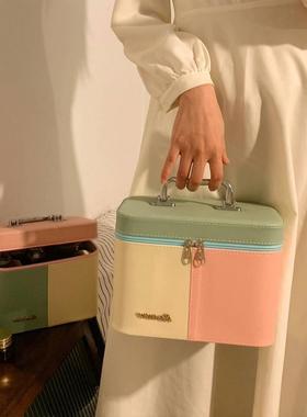 Women Professional Suitcase Makeup Box Make Up Cosmetic Bag