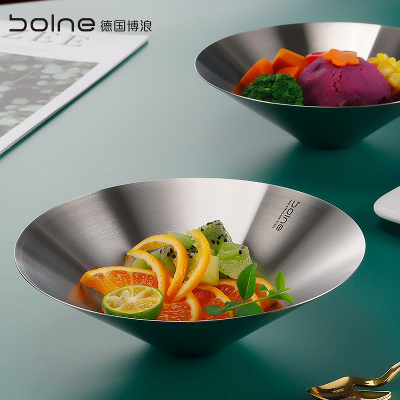 BOLNE博浪水果蔬菜沙拉碗干果碟子家用现代创意甜品碗早餐点心盘|msdalam kategori pinggan mangkuk, pinggan mangkuk, mangkuk buah-buahan/plat buah-buahan/bakul buah-buahan - dari Buy2taobao.com untuk memberikan perkhidmatan ejen Taobao profesional membeli