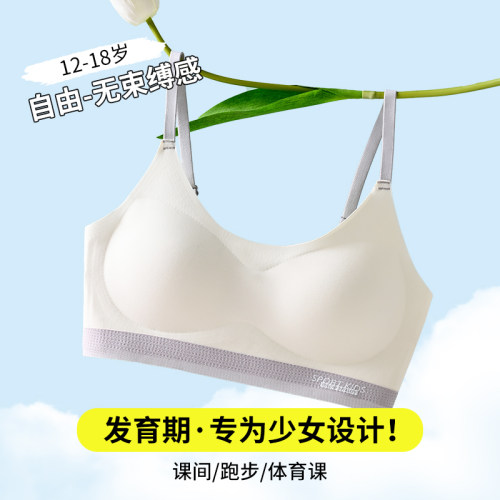佰丝娜女大童内衣发育期高中生