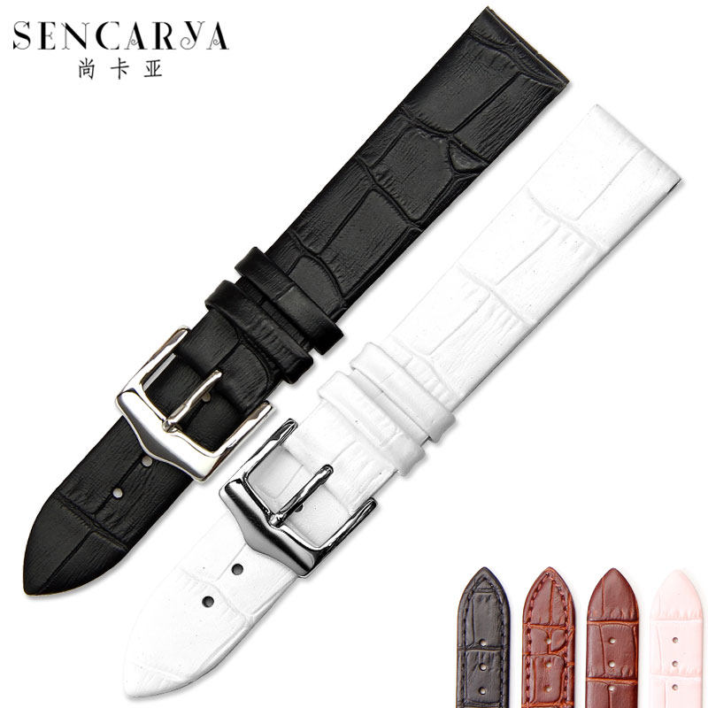 Kaya genuine leather Watch strap Thin crocodile pattern 10/12/14/16/18/20/22mm Compatible Yibo Road ckin the Wristwatch , Fitting  category - from Buy2taobao.com to provide professional Taobao agent buy service