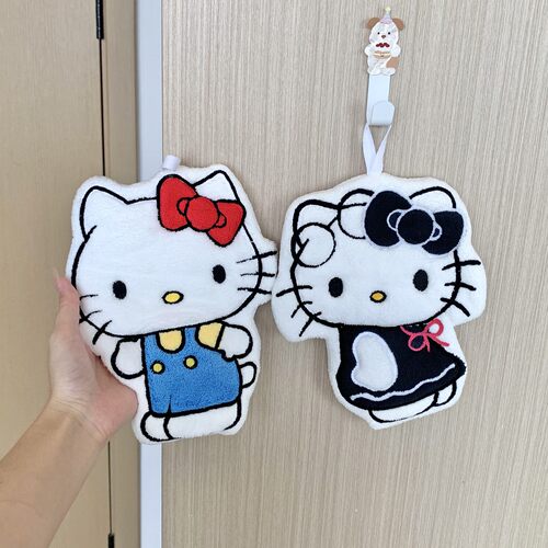 可爱擦手巾kitty挂式吸水速干