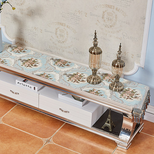 欧式电视柜桌布盖长方形田园简约