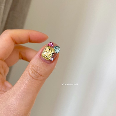 美甲长方八角钻··美甲钻