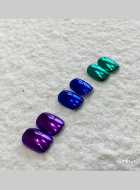 Youleenail 进口美甲魔镜粉 镜面粉 上色显色质感细腻 3色浓郁系