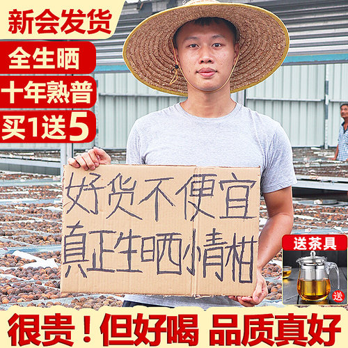 正宗新会小青柑普洱茶金桔茶橘柑