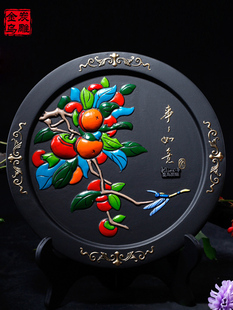 金乌炭雕事事如意活性炭炭雕摆件客厅玄关家居装饰品乔迁新居礼品