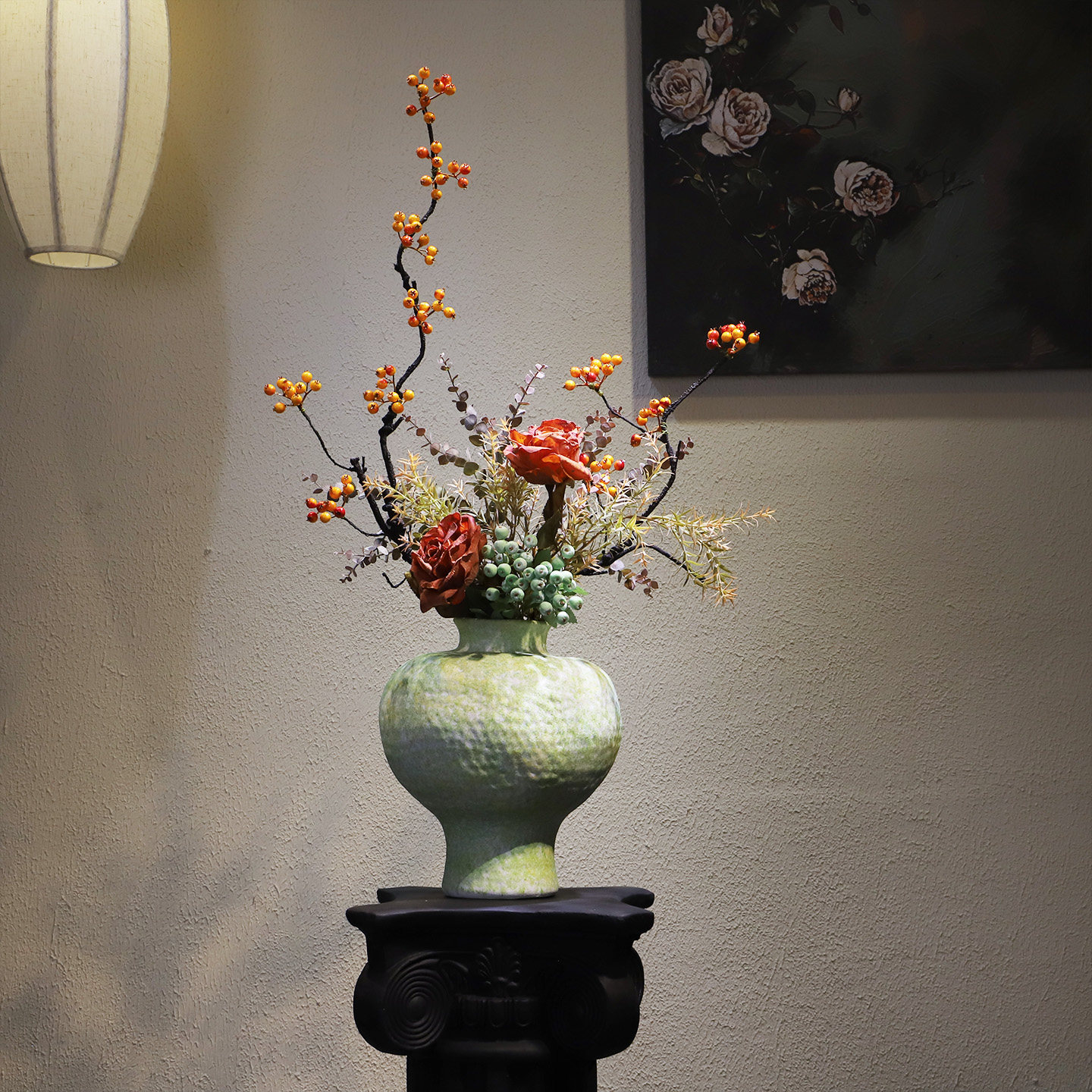 陶瓷花瓶中古风法式摆件电视柜玄关壁龛民宿酒馆设计师新中式宋韵,家居饰品,花瓶,淘宝优惠券,粉丝福利购,淘宝优惠卷