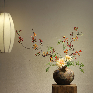 新中式陶瓷花瓶禅意摆件宋代美学民宿酒店设计师高级法式侘寂装饰