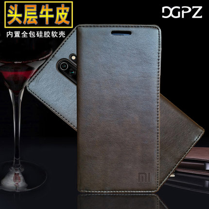 适用红米Redmi Note8Pro手机壳真皮全包防摔 Note8保护套翻盖皮套男女