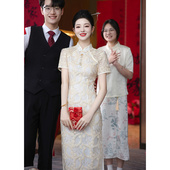 敬酒服新娘订婚礼服裙2026新款 旗袍回门结婚日常可穿 连衣裙新中式