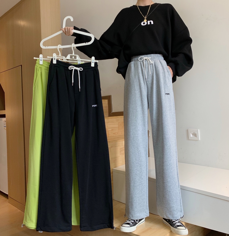 Real shot spring new popular sports pants women's pure Harem Pants multi color girlfriends Leggings women's fashion