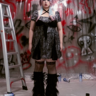 Steal The Heart 大码原创豹纹印花连衣裙