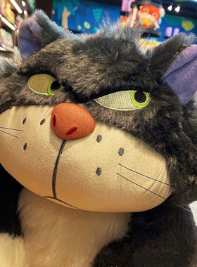 Lucifer路西法猫公仔玩偶网红灰姑娘反派猫咪露西法毛绒玩具礼物