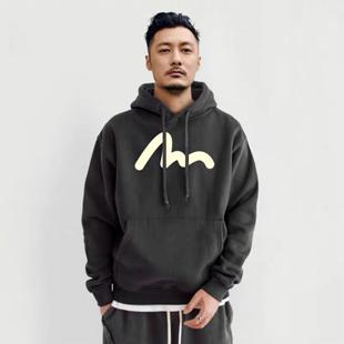 连帽卫衣男春秋款宽松潮牌美式复古加绒长袖上衣潮学生外套余文乐